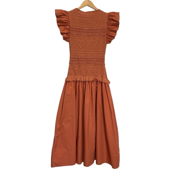 Ulla Johnson Madeline Smocked Dress - Picture 6 of 16